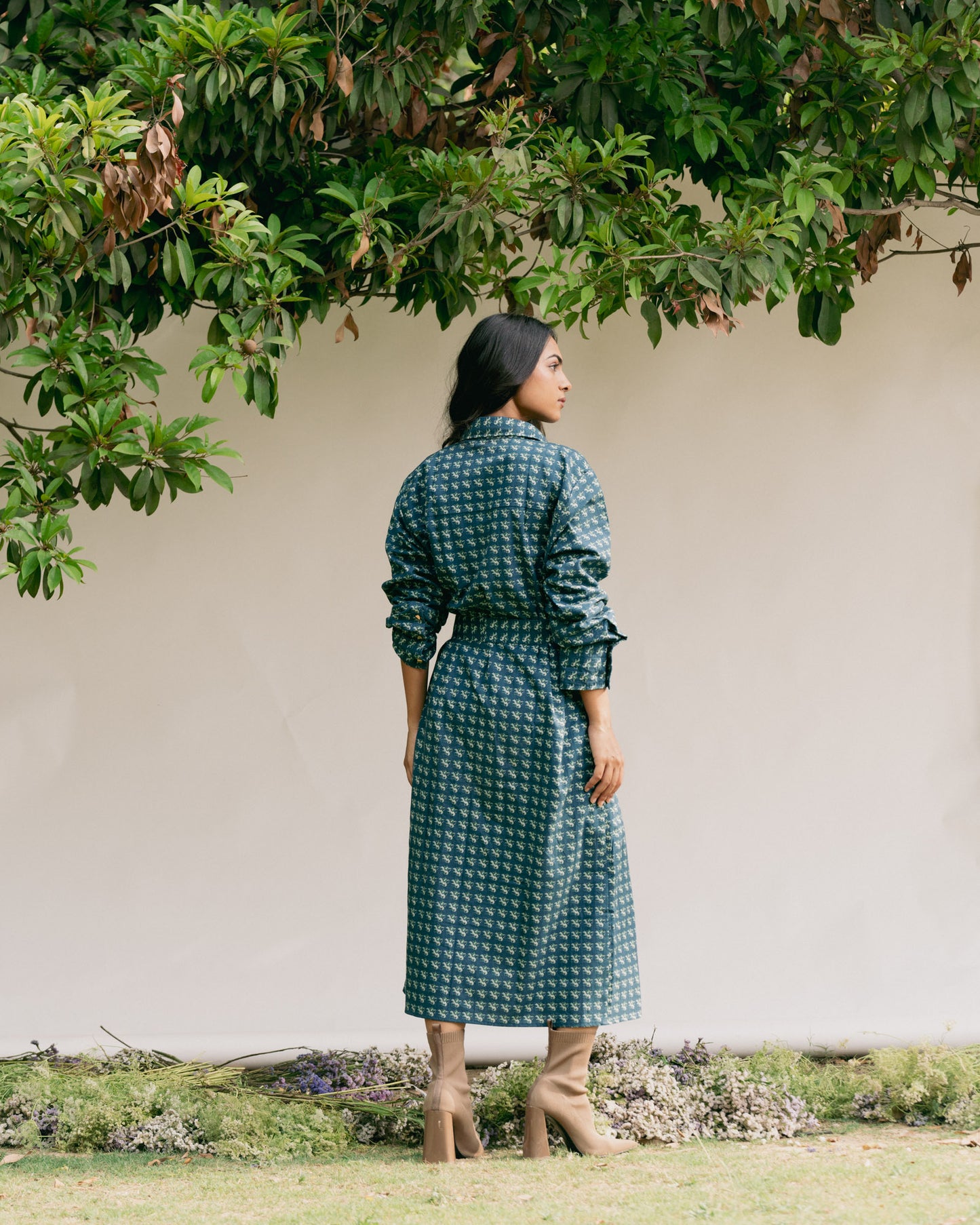 Compass Shirt Dress
