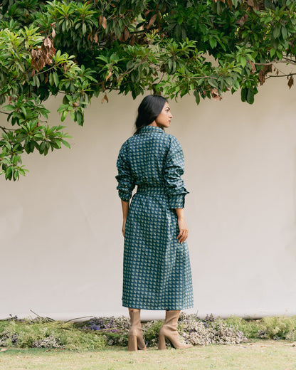 Compass Shirt Dress